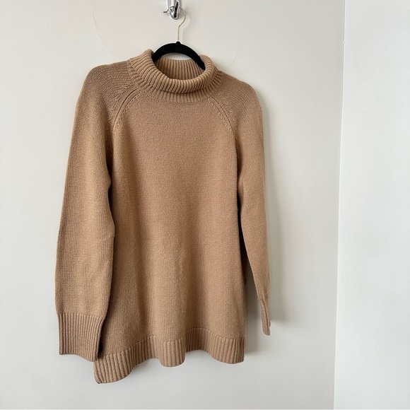 Garnet Hill-Side-Button Cashmere T-Neck - Picture 4 of 11